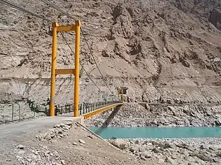 Langar Bridge (兰干桥) on the Yarkand River
