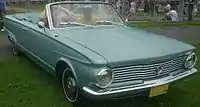 Canadian 1964 Valiant convertible, essentially a US Dodge Dart with a US Valiant front clip (hood, grill, headlights, etc.)