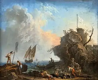 View of the shores of the Mediterranean  Musée des Beaux-Arts d'Agen