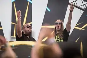 Parsberg (left) and Odden (right) performing at Open Beatz 2016