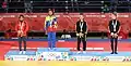 44&nbsp;kg victory ceremony
