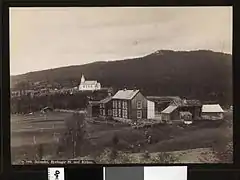 Berkåk and the local church (c. 1885)