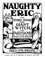Title page illustration by Frank C. Papé from "Naughty Eric" by E. Clement. (1902).