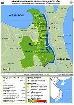 Administration map of the district