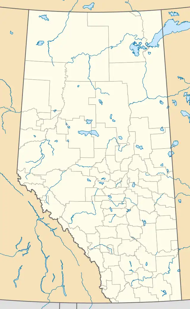 Map showing the location of Strathcona Science Provincial Park
