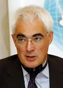 Alastair Darling, Chancellor of the Exchequer.