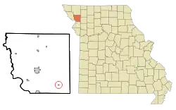 Location of Cosby, Missouri