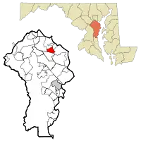 Location of Green Haven, Maryland