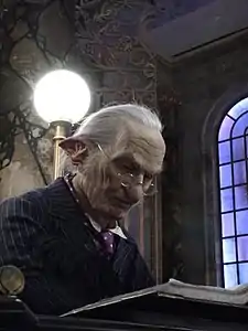 Animatronic Bogrod at Gringotts Wizarding Bank