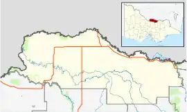 Cobram is located in Shire of Moira