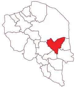 Location of Bam County in&nbsp;Kerman&nbsp;province