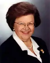 SenatorBarbara Mikulskifrom Maryland(1987–2017)