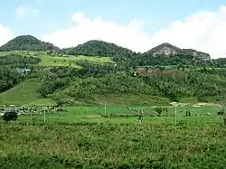 Río Arriba Saliente barrio from bridge on PR-642, near junction with Puerto Rico Highway 6685