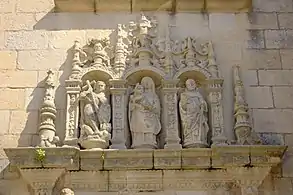 Detail of the external decoration