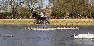 Men's Reserve race from the Putney Embankment