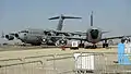 Boeing KC-135 Stratotanker (right) and C-17 Globemaster III (left) Aero India 2013