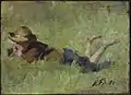 Harriet Mary Ford, Boy Lying in Grass (1890)