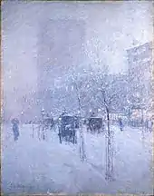 Childe Hassam, Late Afternoon, New York, Winter, c. 1900