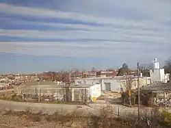 Buildings at the intersection of E. Wabash Avenue and W. Cold Spring Lane in Towanda-Grantley, Baltimore