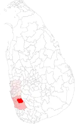 Location of Bulathsinhala