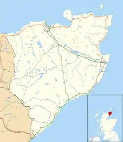 Altnabreac is located in Caithness