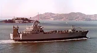 SS&nbsp;Cape Isabel&nbsp;(T-AKR-5062), a Cape I-class vehicle cargo ship