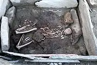 Chemurchek sanctuary Hulagash (Bayan-Ulgii aimag, Mongolia) Burial, circa 2500 BCE