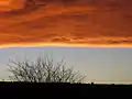 Chinook arch in Calgary, Alberta, 19&nbsp;November 2005