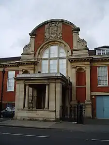 Clément-Talbot car factory by William T. Walker, Ladbroke Grove, 1903–1904