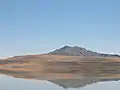 Coast of Antelope Island as seen from the causeway