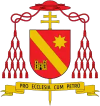 Santos Abril y Castelló's coat of arms