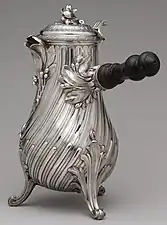 Coffeepot; 1757; silver; height: 29.5&nbsp;cm; Metropolitan Museum of Art