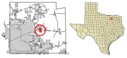 Location of Lowry Crossing in Collin County, Texas