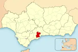 Location in the province of Málaga.