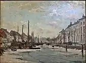 Thaw in Dendermonde (Le dégel à Termonde), 1879, oil on canvas, 166 × 231&nbsp;cm