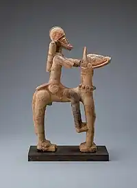 Equestrian figure; 13th–15th century; height: 70.5&nbsp;cm; National Museum of African Art (Washington D.C., USA)