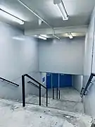 Doors to Brooks Hall underneath the San Francisco Civic Center