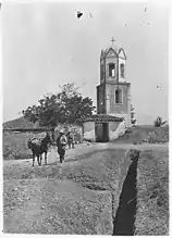 The church photographed by the French Army in July 1916
