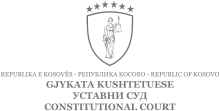 Emblem of the Constitutional Court of Kosovo