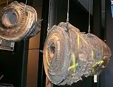 Airplane engine parts from Flight&nbsp;175