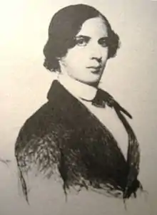 Engraving of F.G. Tuckerman as a young man