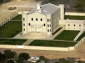 The main temple of the YFZ Ranch&nbsp;– FLDS Church in Eldorado, Texas, in 2006.