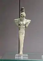 Female figurine; clay; c. 5200&nbsp;– c. 4200 BC; Tell el-Muqayyar