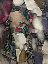 Fernand Léger, 1911–1912, Les Fumeurs (The Smokers), oil on canvas, 129.2 x 96.5&nbsp;cm, Solomon R. Guggenheim Museum, New York
