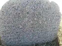 Fort Graham Historical Marker