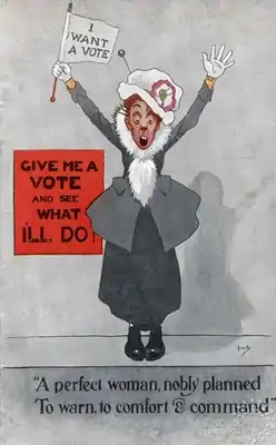 1912 women's suffrage cartoon