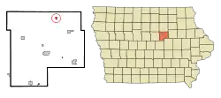 Location of Stout, Iowa