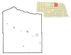 Location of Page, Nebraska