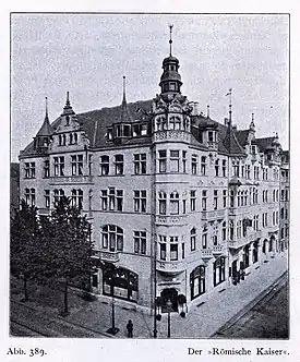 Hotel Römischer Kaiser in Düsseldorf (1903) by Josef Kleesattel