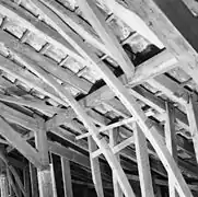 Building V during renovation in 1995